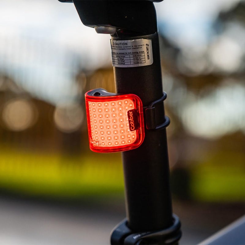 Knog Big Cobber Ultra-Bright 330Â° Bike Tail Light - Powerful 270 Lumen Rear Bike Light with Wide Visibility, Aero Seatpost Compatible, IP67 Waterproof, USB Rechargeable Bike Rear Light - Image 3